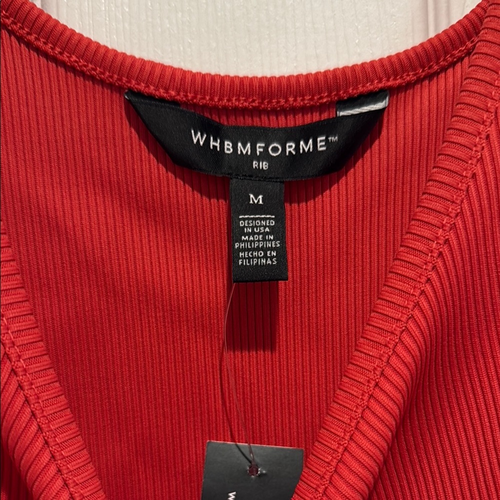 WHBM forme orange tank - Picture 2 of 3